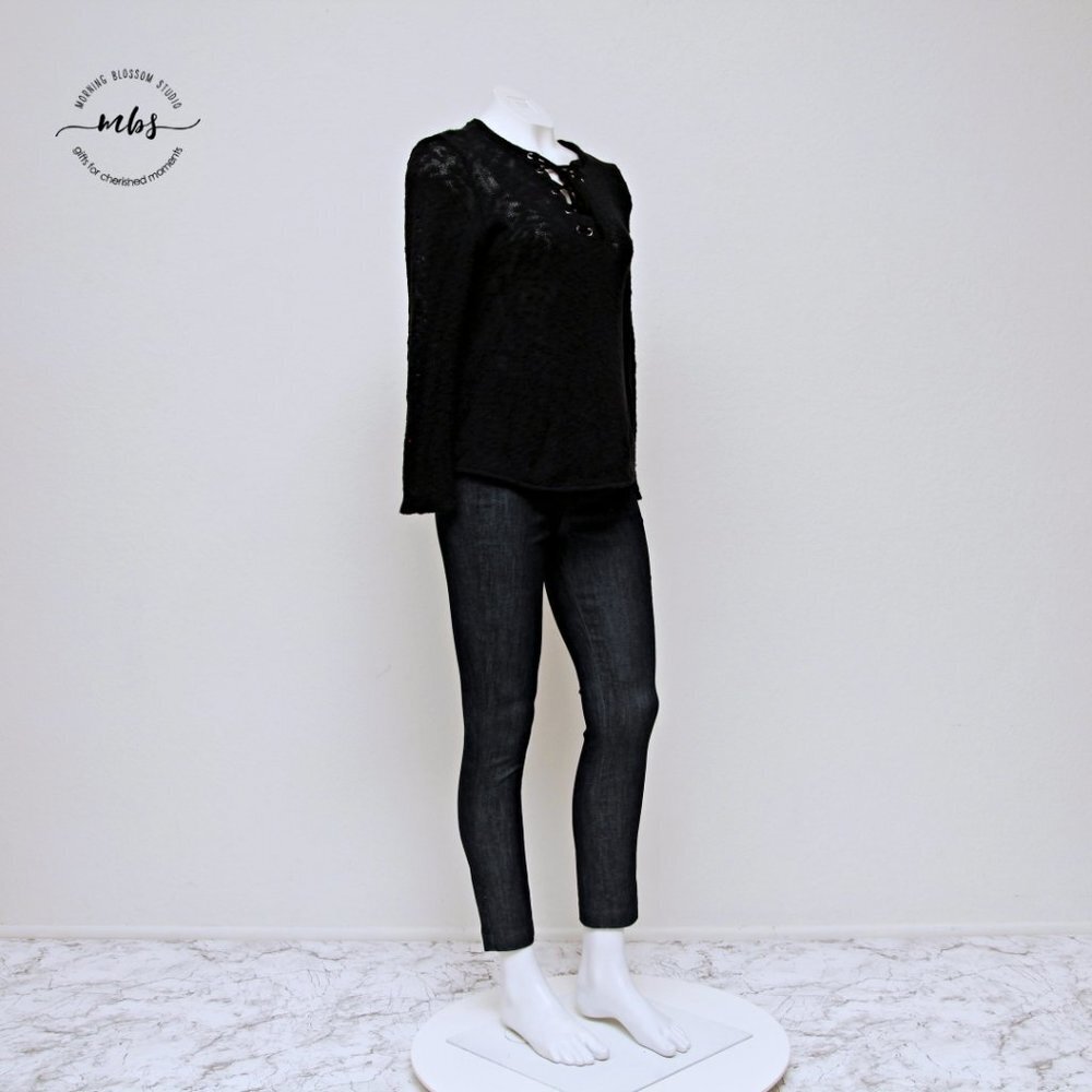 Generation Love Lace Up Sweater